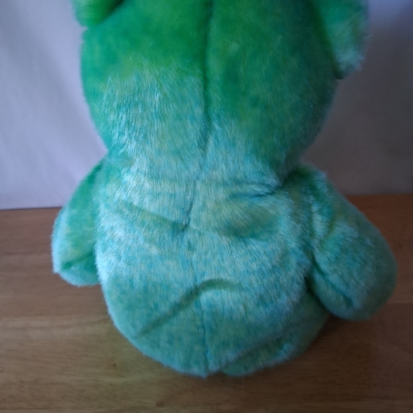 Green Plush Teddy Bear By TY - Picture 5 of 6